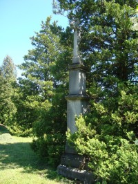 Podlesí-místní část Budišova nad B.-hřbitov-centrální kříž z r.1863-Foto:Ulrych Mir.