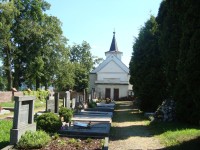 Červená Lhota-kostel československé církve husitské se hřbitovem-Foto:Ulrych Mir.