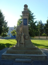 Haňovice-pomník obětem 1.světové války z r.1921-Foto:Ulrych Mir.