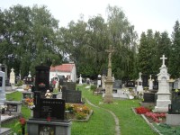 Měrotín-ústřední kříž na novém hřbitově-Foto:Ulrych Mir.