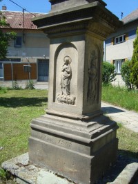 Litovel-Rozvadovice-kříž z r.1858 u návsi-detail-Foto:Ulrych Mir.