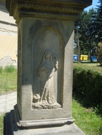 Litovel-Rozvadovice-kříž z r.1858 u návsi-detail-Foto:Ulrych Mir.