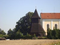 Horní Ředice-barokní dřevěná zvonice z r.1729-Foto:Ulrych Mir.