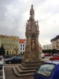 Kostelec nad Orlicí-sloup Nejsvětější Trojice-Foto:Ulrych Mir.