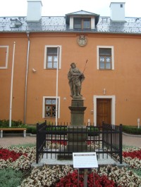 Žampach-socha Bolestného Krista-Ecce homo z r.1758-Foto:Ulrych Mir.