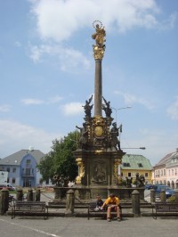 Letohrad-morový sloup na Václavském náměstí-Foto:Ulrych Mir. 