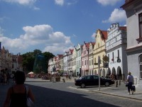 Třeboň-Masarykovo náměstí cestou k zámku-Foto:Ulrych Mir.