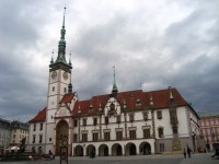 Písková socha Nejsvětější Trojice na Horním náměstí v Olomouci-Foto:Ulrych Mir.