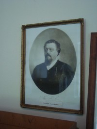 Dvorce-Muzeum-dvorecký rodák Wilhelm Jahn,do r.1897 šéf vídeňské opery-Foto:Ulrych Mir.