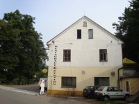 Klášterec nad Orlicí-restaurace U mostu s pamětní deskou T.G.Masaryka-Foto:Ulrych Mir.