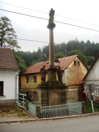  Klášterec nad Orlicí-mariánský sloup z r.1721-Foto:Ulrych Mir.