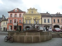 Svitavy-náměstí Míru s Fontánou života-Foto:Ulrych Mir.