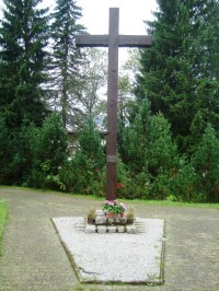 Špindlerův Mlýn-hřbitov-dřevěný kříž-Foto:Ulrych Mir.