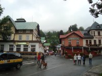 Špindlerův Mlýn-Krakonošská ulice ve středu města-Foto:Ulrych Mir.