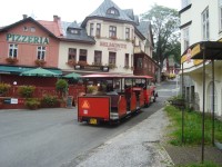 Špindlerův Mlýn-turistický vyhlídkový vláček-Foto:Ulrych Mir.