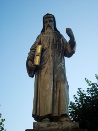 Chropyně-sousoší Svaté Trojice-socha Sv.Cyrila-Foto:Ulrych Mir.