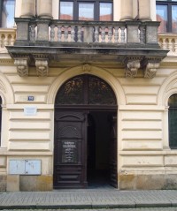 Jaroměř-Josefov-Nová radnice a muzeum na Masarykově náměstí v Josefově-detail průčelí-Foto:Ulrych Mir.