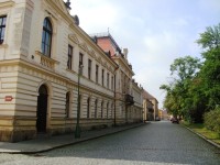 Jaroměř-Josefov-Nová radnice a muzeum na Masarykově náměstí v Josefově-hlavní průčelí-Foto:Ulrych Mir.