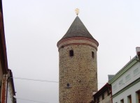 Dvůr Králové nad Labem-Havlíčkova ulice a Šindelářská věž-detail-Foto:Ulrych Mir.
