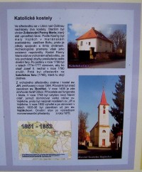 Libice nad Cidlinou-informační deska-katolické kostely-Foto:Ulrych Mir.