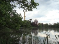 Lednice-Minaret a Zámecký rybník-Foto:Ulrych Mir.