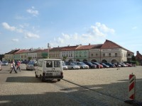 Nové Město nad Metují-Husovo nám.-renesanční domy s podloubím-Foto:Ulrych Mir.