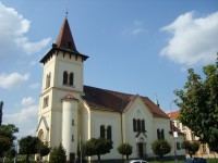 Pečky-Masarykovo náměstí-kostel sv.Václava-Foto:Ulrych Mir.