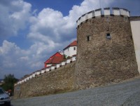 Písek-U Putimské brány-bašta a parkán-Foto:Ulrych Mir.