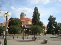 Poděbrady-hlavní zámecká brána z náměstí od staré radnice-Foto:Ulrych Mir.