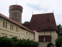 Tábor-areál bývalého hradu Kotnov u Bechyňské brány-Foto:Ulrych Mir.