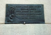 Holešov-Masarykova ulice-Městský úřad s pamětní deskou-Foto:Ulrych Mir.