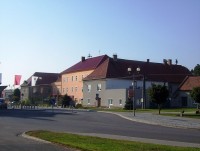 Kralice na Hané-bývalý zámek-hlavní průčelí-Foto:Ulrych Mir.