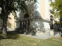 Vrbno pod Pradědem-farní kostel sv.Michala-pomník padlým v 1.světové válce-Foto:Ulrych Mir.