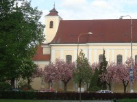 Prostějov-socha sv.Jana Nepomuckého u kostela sv.Jana Nepomuckého-Foto:Ulrych Mir.