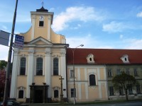 Prostějov-kostel sv.Jana Nepomuckého a klášter milosrdných bratří-Foto:Ulrych Mir.