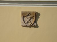 Litovel-střelecký znak na budově muzeua-Foto:Ulrych Mir.