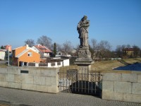 Litovel-socha sv. Jana Nepomuckého