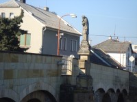 Litovel-socha sv.Jana Nepomuckého na Svatojánském mostě-Foto:Ulrych Mir.