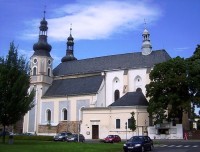 Krnov-kostel Narození Panny Marie s klášterem minoritů z r.1273 po barokní přestavbě v 18.stol.-Foto:Ulrych Mir.