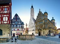 Rothenburg ob der Tauber: Radnice na náměstí Marktplatz, © DZT / Francesco Carovillano