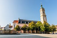 Kostel Georgenkirche v Eisenachu, ve kterém byl J.S.Bach pokřtěn. © weimar GmbH / Clemens Bauerfeind