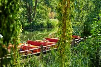 Spreewald: Loďka na řece Sprévě © TMB Fotoarchiv/Florian Trykowski