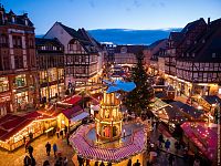 Quedlinburg: Vánoční trh © Quedlinburg-Tourimus-Marketing GmbH/Nico Reischke