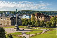 Stuttgart: Náměstí Schlossplatz © Stuttgart-Marketing GmbH/Werner Dieterich