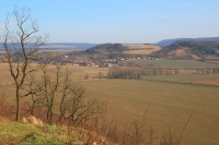 Pohled z vrcholu do Boskovické brázdy na Chrudichromy