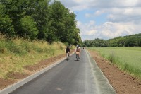 Nová cyklostezka z Rajhradic do Rebešovic podél řeky Svratky