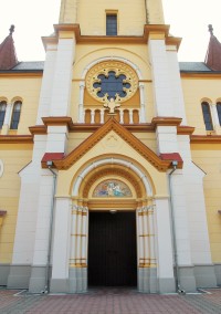 Kostel sv. Markéty - vstupní průčelí