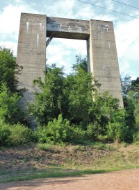 Detail pilíře mostu