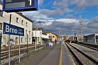 Trasa z Brna-Hlavního nádraží na Brno-Dolní nádraží