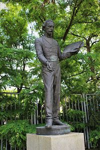 Hodonín - socha Josefa Mánesa